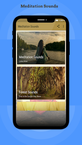 Android application Meditation Sounds screenshort