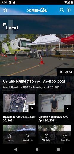 Screenshot of Spokane News from KREM