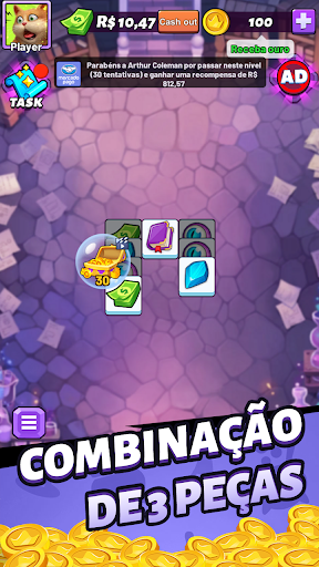 Visualização do aplicativo