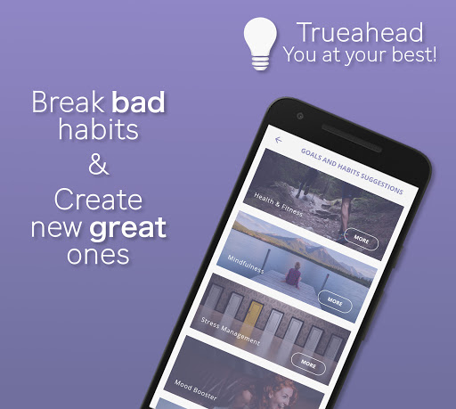 Android application Trueahead – Daily Habit Coach screenshort