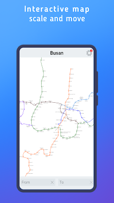 Busan metro map (Subway)のおすすめ画像1