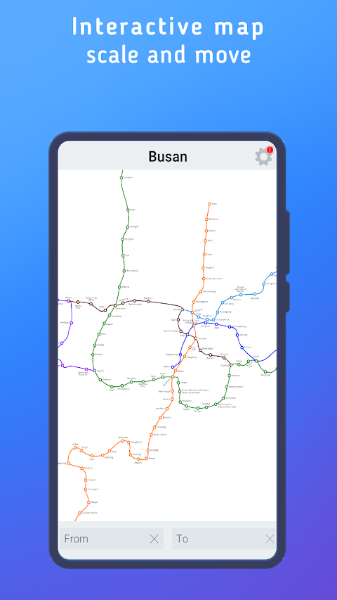 Busan metro map (Subway)のおすすめ画像1