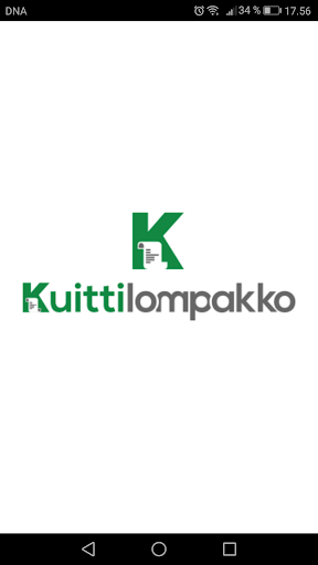 Android application Kuittilompakko screenshort