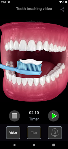 Android application Teeth brushing and reminders screenshort