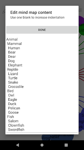 Android application Mind Map 2 screenshort