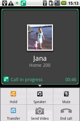 Sipdroid Screen 2