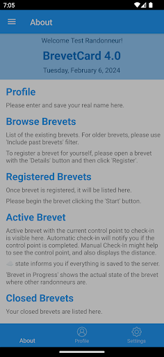 BrevetCard Screen 2