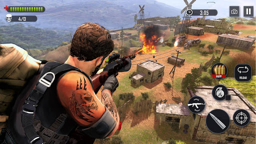 Battleground Fire Cover Strike: Free Shooting Game  screenshots 2