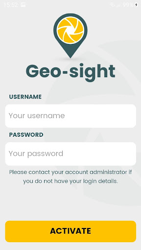 Android application Geo-sight screenshort
