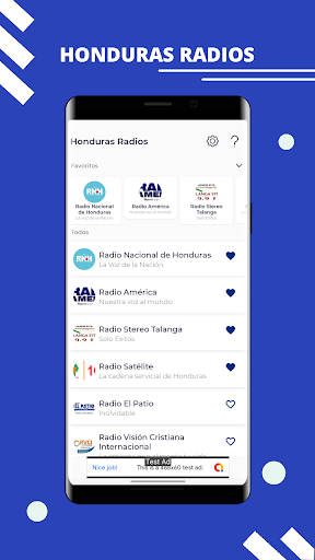 Android application Emisoras de Honduras - HN screenshort