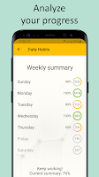 screenshot of Daily activities tracker