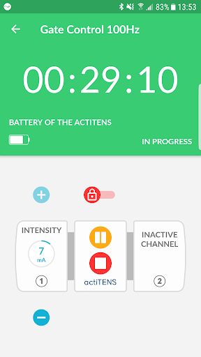 actiTENS Screen 2