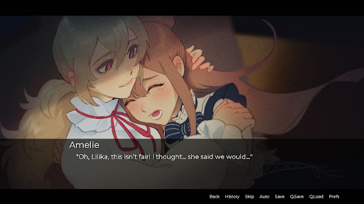 Amelie: Psychological Yuri VN Screen 2