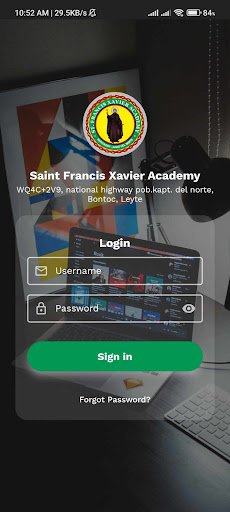 Android application ICT E-BOOK SFXA screenshort