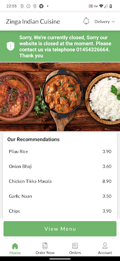 Zinga Indian Cuisine Screen 2