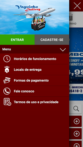 Android application Depósito do Vaguinho screenshort
