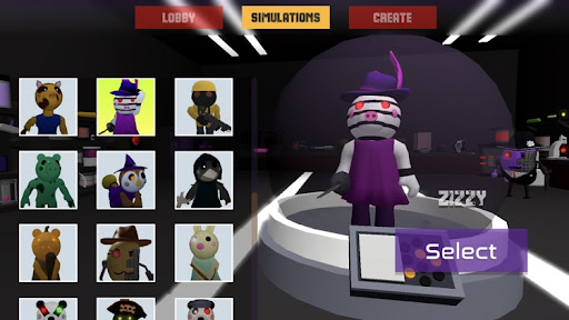 Android application Piggy 3D Jumpscare Simulator screenshort