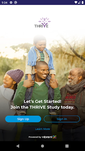 Android application THRIVE Health Study screenshort