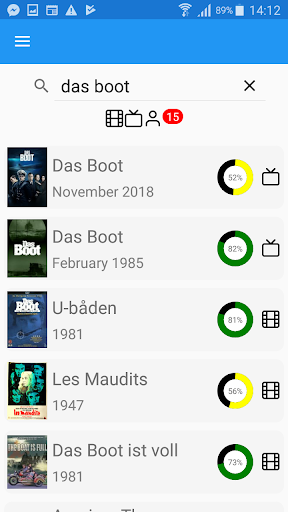 Android application Screen Search screenshort