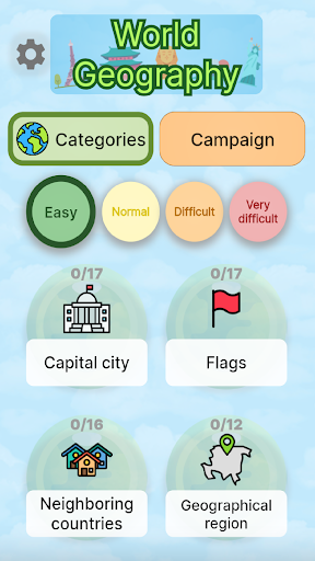 World Geography Game Screen 2