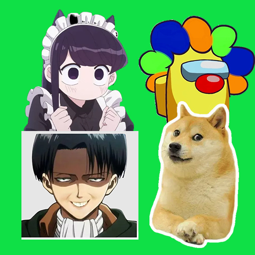 Stickers Game and Anime logo