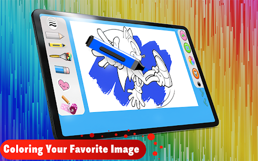 Soni Coloring Super Hedgehogs Screen 3
