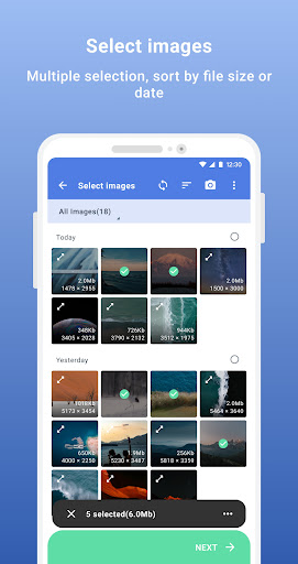 Image Compress and Resize Screen 2