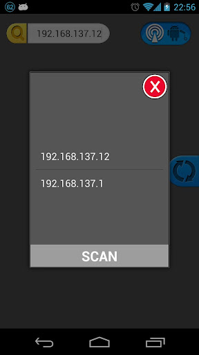 Droid2Droid Controller Screen 2