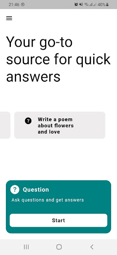 Android application AI Writing Assistant & Chatbot screenshort