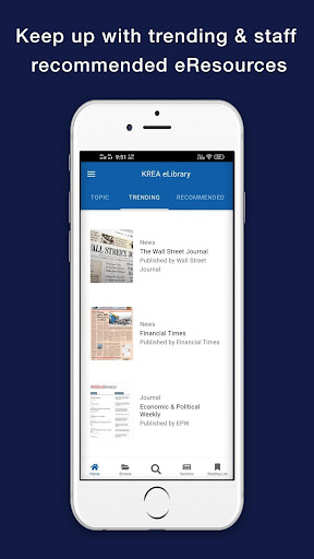 Krea University eLibrary Screen 2