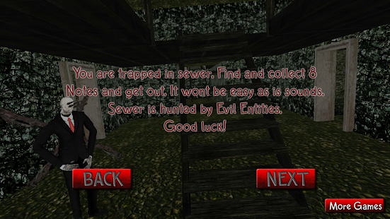 Slenderman: Sewer Escape 1.0 APK screenshots 2