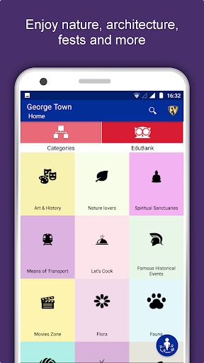 Android application George Town Travel & Explore, screenshort