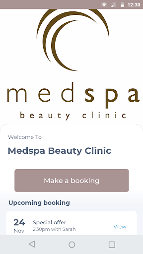 Android application Medspa Beauty Clinic screenshort