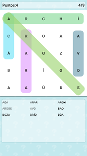 Word Search Games in Spanish Screenshot