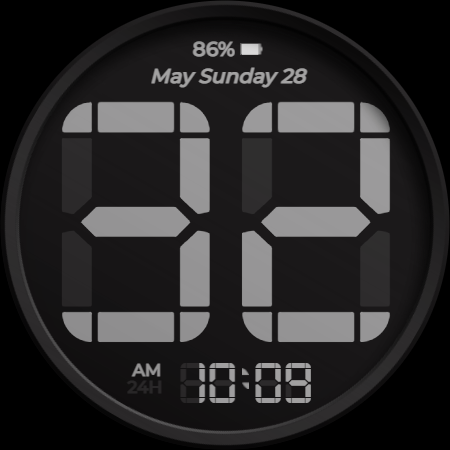 aad 24 dark 3D watch faces