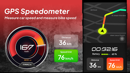 GPS Speedometer : Odometer App Screen 2