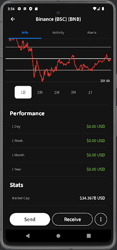 Android application Soma Wallet screenshort