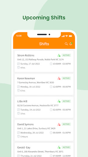 Khorban Care Employee Screen 3