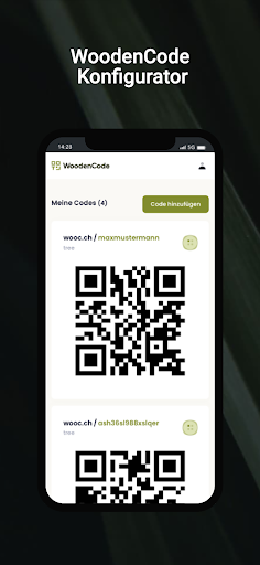 Android application WoodenCode screenshort