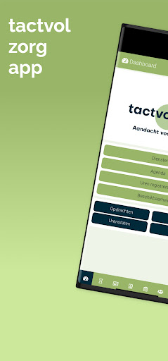 Android application tactvol zorg screenshort