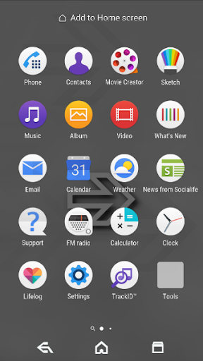 Modern Exitron Exceed - Theme Screen 3
