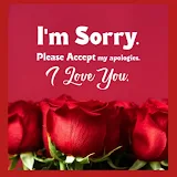 Letters of love and apology icon