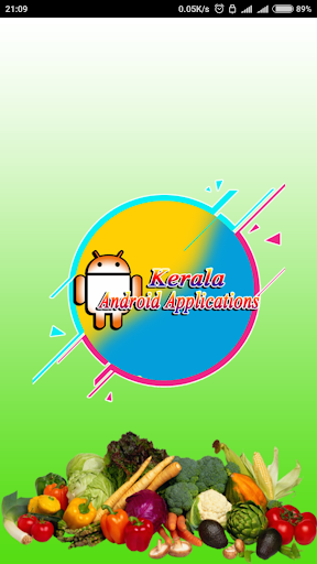 Android application Vegetables screenshort