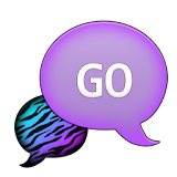 GO SMS - Candy Zebra Sky 2 icon