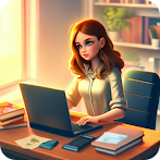 Office Girl Simulator Game 3D
