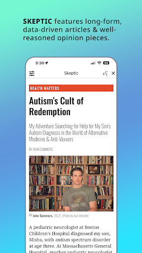 Screenshot of Skeptic Magazine