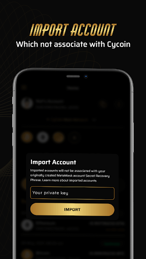 Android application CyWallet screenshort