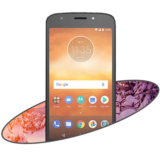 Theme of Motorola Moto E5 Play logo