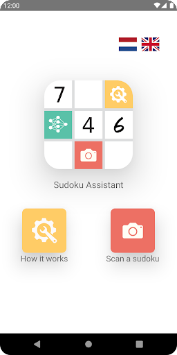 Android application Sudoku Assistant screenshort
