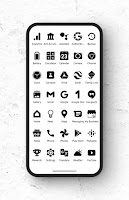 screenshot of Zwart - Black Icon Pack